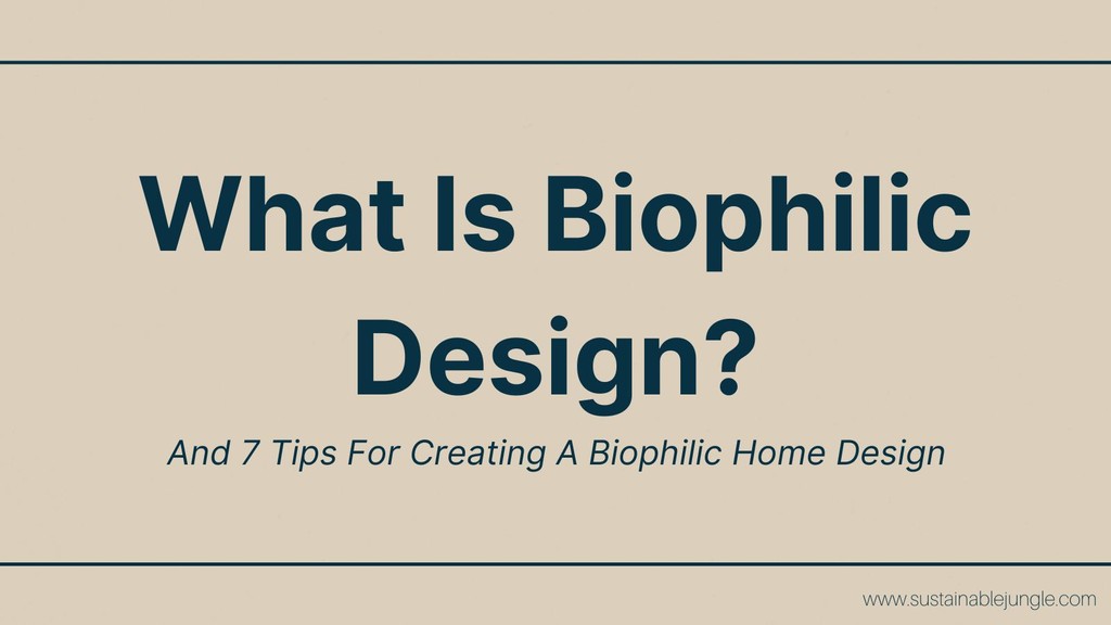 Biophilic design brings natural elements, materials, and lights into our buildings and spaces. In doing so, it fosters a happier, healthier home and planet. 
sustainablejungle.com/sustainable-li…
#biophilicdesign