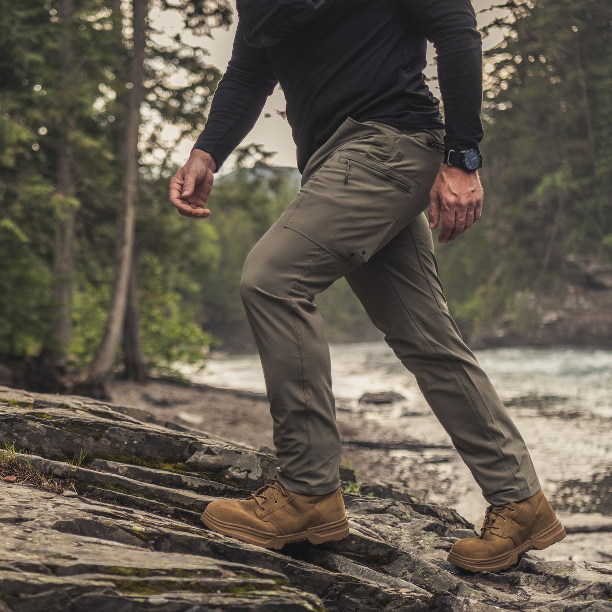 Made for mobility, our Trail Pant has lighter build with plenty of stretch. #AlwaysBeReady