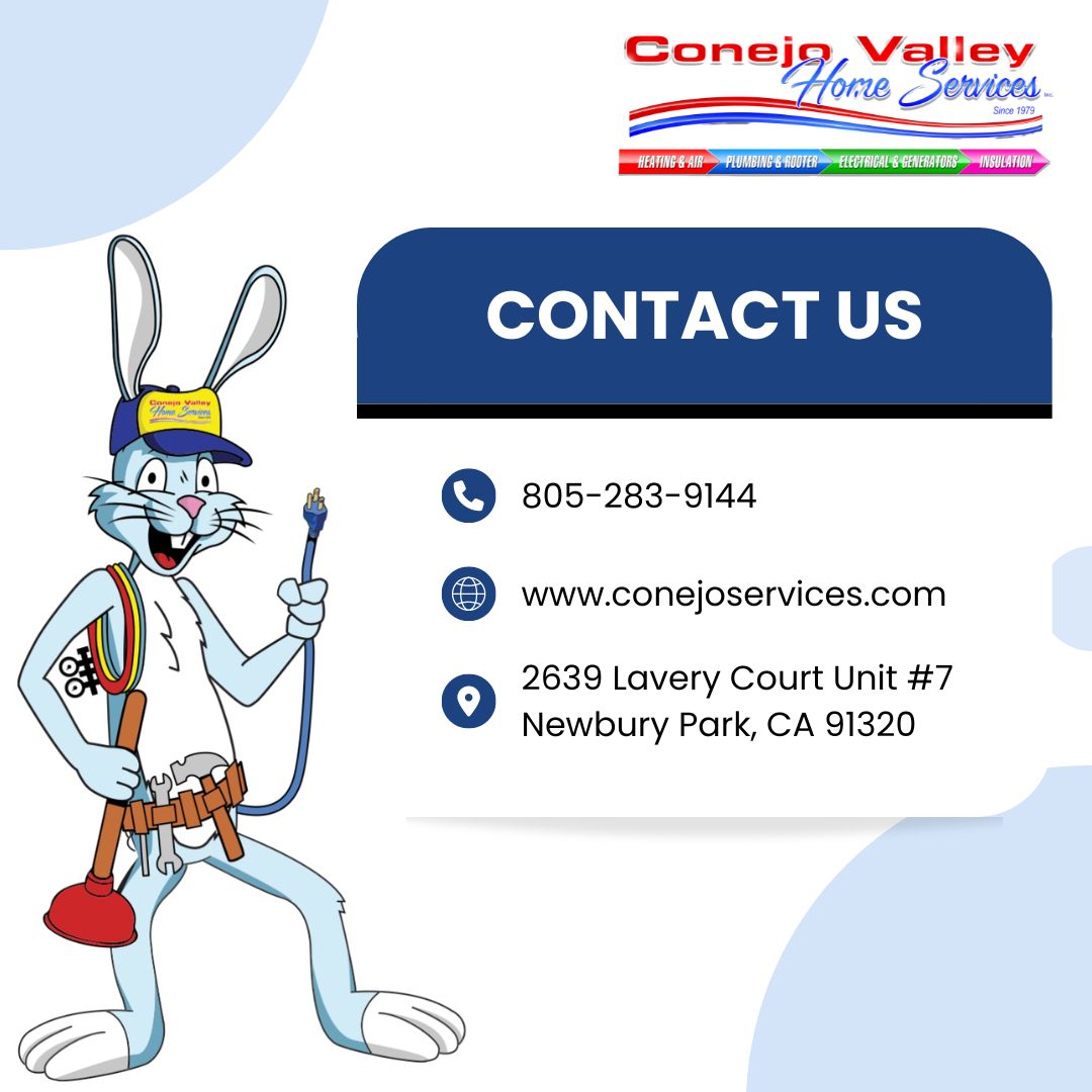 Experience top-notch service and expertise with Conejo Valley Home Services. Let our professional team take care of all your household needs! 💻 conejoservices.com 📞 (805)-283-9144
.
.
. 
#heatingandair #conejovalley #hvac #heating #hvacservice #airconditioning #plumbing...