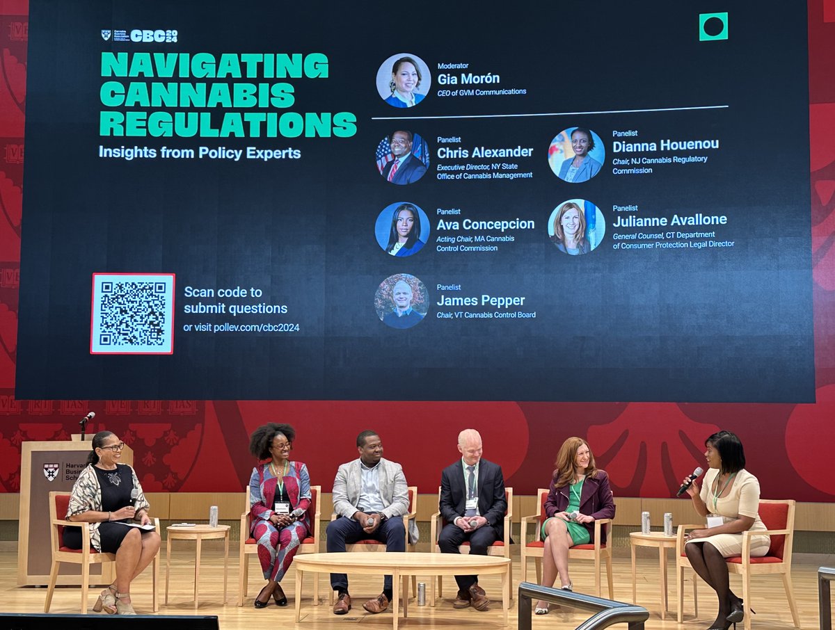 MA_Cannabis's tweet photo. Thank you, @HarvardHBS, for hosting the Cannabis Business Conference last weekend! Acting Chair @AvaCConcepcion and stakeholders from CT, VT, NJ and NY spoke about supporting legacy operators' transition to the legal market and safe, effective access to cannabis in the Northeast. https://t.co/iBRT8GFnMO