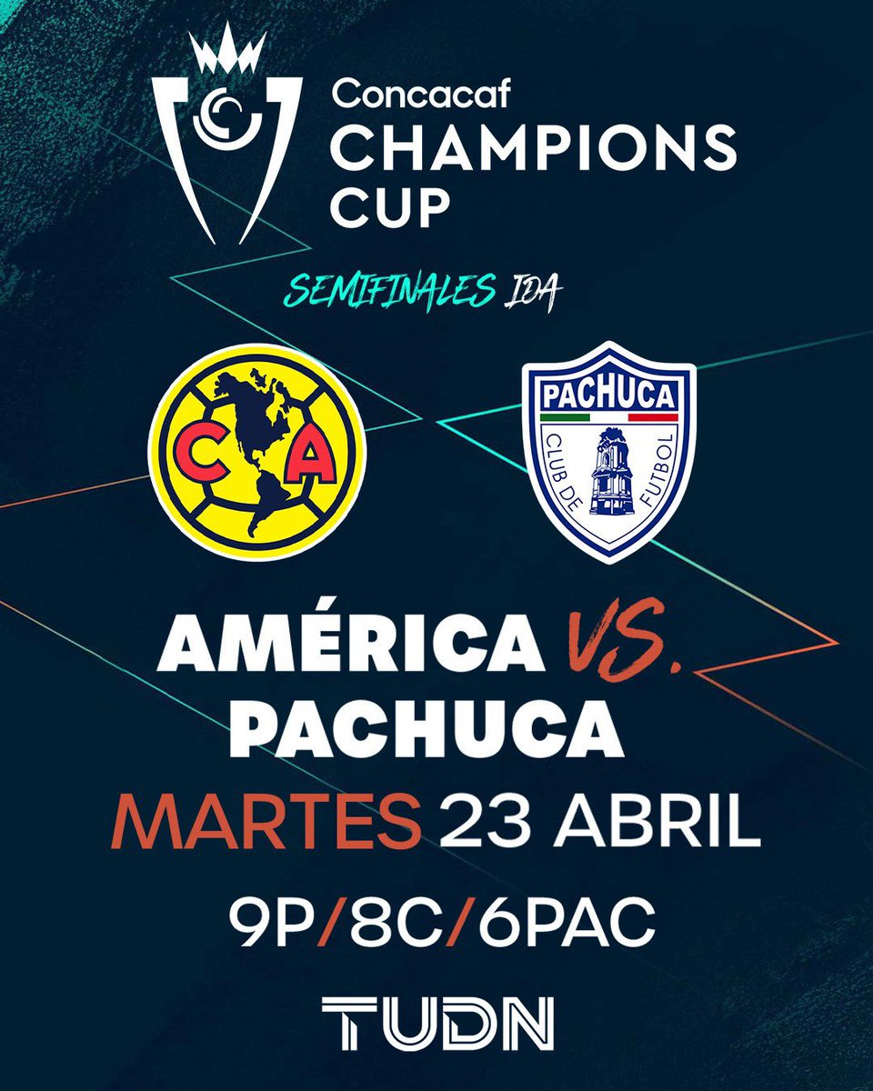 #ChampionsCup HOY A las 9P/8C/6PAC Por: @TUDNUSA