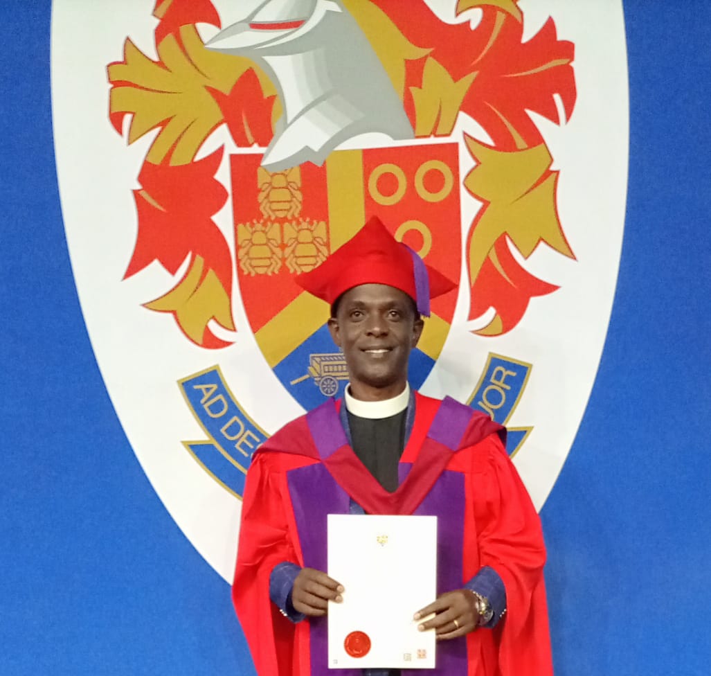 Rev. Dr. Richard Mulindwa Muwonge, congratulations on achieving your PhD in Biblical and Religious Studies from the University of Pretoria. Thank you for being deliberate and intentional in what you set to do. We pray that this PhD will be for God's glory & inspire many Clergy.
