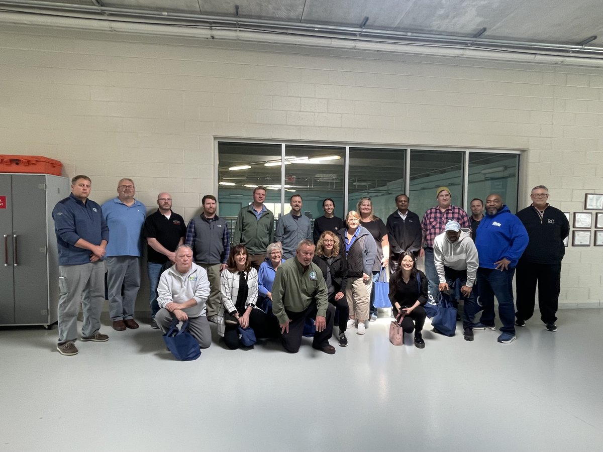 RCAP staff from across the U.S. gathered in Grand Rapids for #PFAS mitigation training through our work as a national @EPA Environmental Finance Center. The group also toured the Plainwell Treatment Plant, which did a full renovation to treat high levels of PFAS in their water.