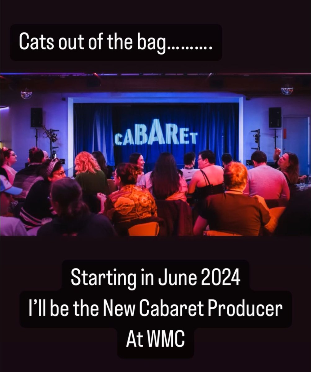 After 5 wonderful years at @theatriolo I’ve decided to move on and progress my producing career further! I’m please to say that as of June 2024, I’ll be the new Cabaret Producer at @theCentre , very exciting times indeed! #theatre #celfyddau #producer #cabaret