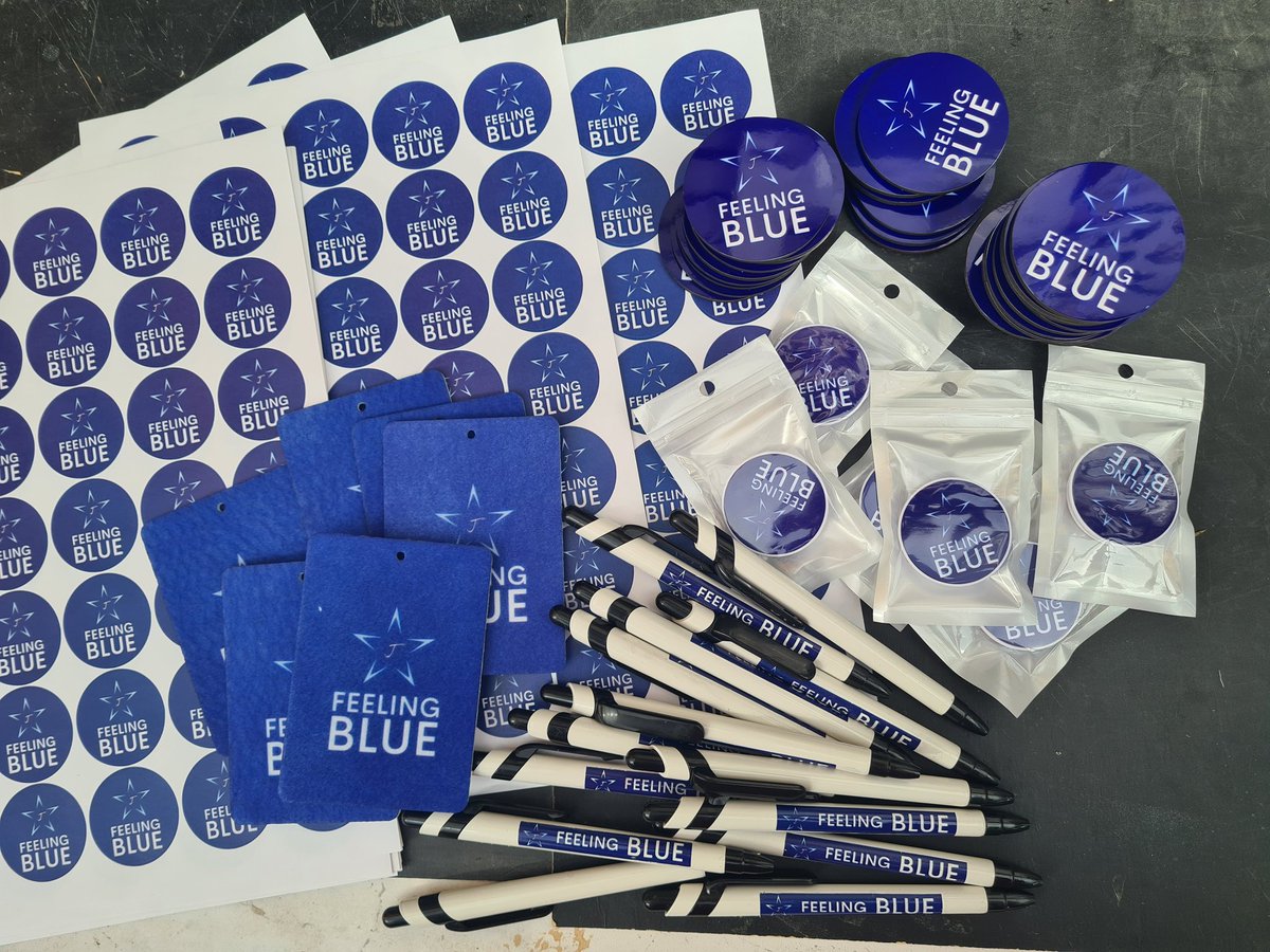 Hello #SBSWinnershour we've been creating promotional items for a charity. Still cutting out the airfreshener prints ready to sublimate tomorrow. #MentalHealthAwareness #MHHSBD #SmartSocial #SBS