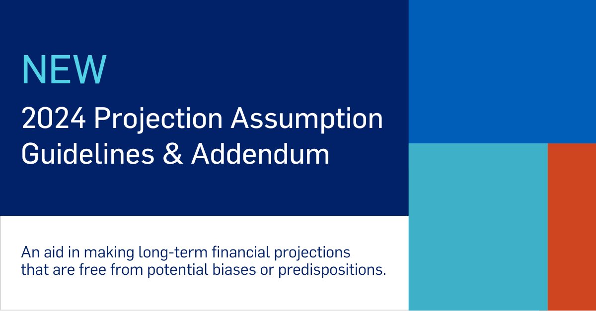 Today, @OfficialFPCan and @Institut_pf released the 2024 Projection Assumption Guidelines. The Guidelines support financial planners in making long-term financial projections for their clients. They come into effect on April 30. Learn more: spr.ly/6011bYeXP #CFP #QAFP