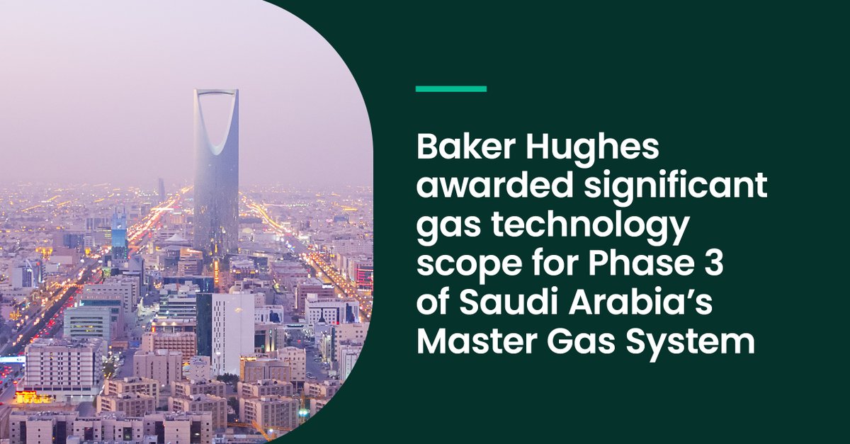 Building on our long-standing partnership with @aramco,we will supply an integrated gas tech. solution for the 3rd phase of Saudi Arabia’s Master Gas System project. Booked in Q1'24,this order follows the delivery of 18 centrifugal compressors for Phase1&2 bit.ly/3UsA4PY