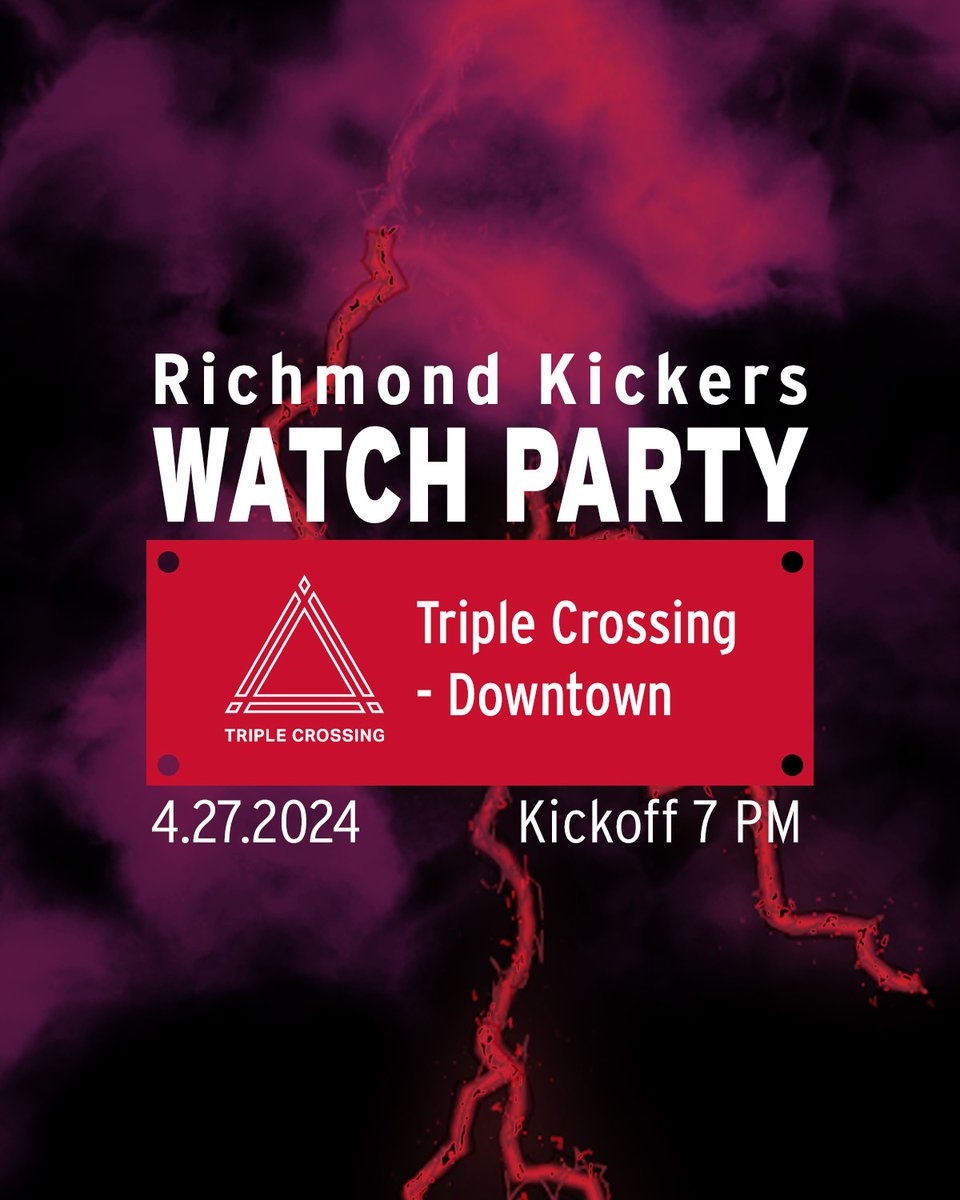 Spring soccer is in full bloom!⚽️🌸 Join us Saturday at @TripleCrossing (Foushee St) as we cheer on the Roos at Greenville! And get your tickets now for next Friday's Cinco de Mayo Weekend match presented by @YMCARichmond! 🎟️: bit.ly/RICvKNX #UpTheRoos🦘