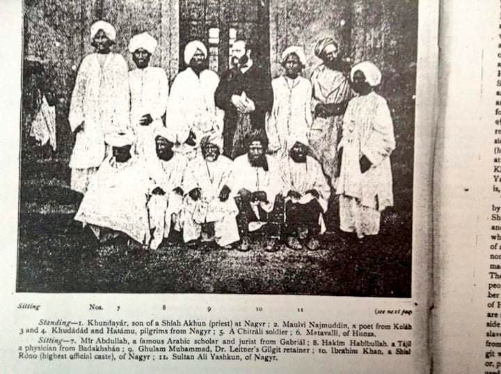 The first photo ever shot of Gilgit notables in 1866. It was published in the book Dardistan by G.W.Lietner. #GilgitBaltistan #History #Dardistan