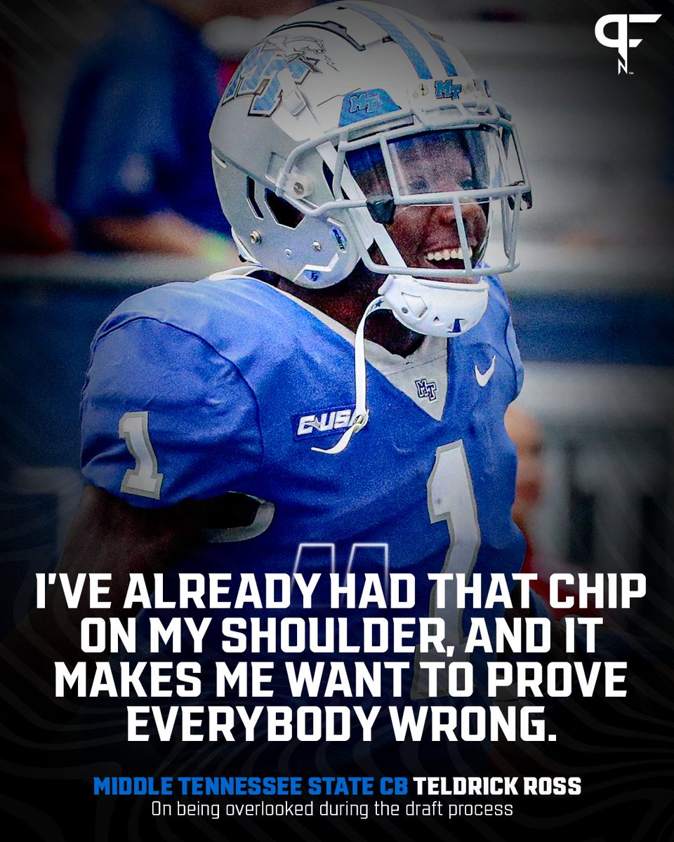 Former @MT_FB DB Teldrick Ross is hungry for an NFL opportunity. 😤 #BLUEnited | #NFLDraft