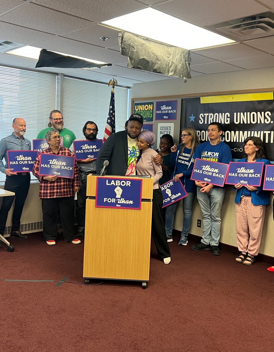 As a former union member, I am deeply humbled to be endorsed by our labor unions in Minnesota. As your Congresswoman, I have been proud to stand with labor every step of the way—and we're only getting started. Solidarity forever! 💪🏽