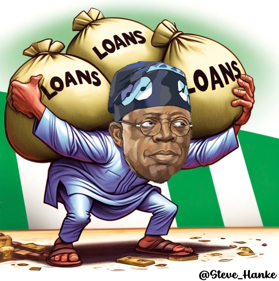 #NGAWatch🇳🇬: Nigeria is seeking up to $2.25 billion in loans from the World Bank.

PRES. TINUBU + LOANS = NIGERIA DROWNING IN DEBT