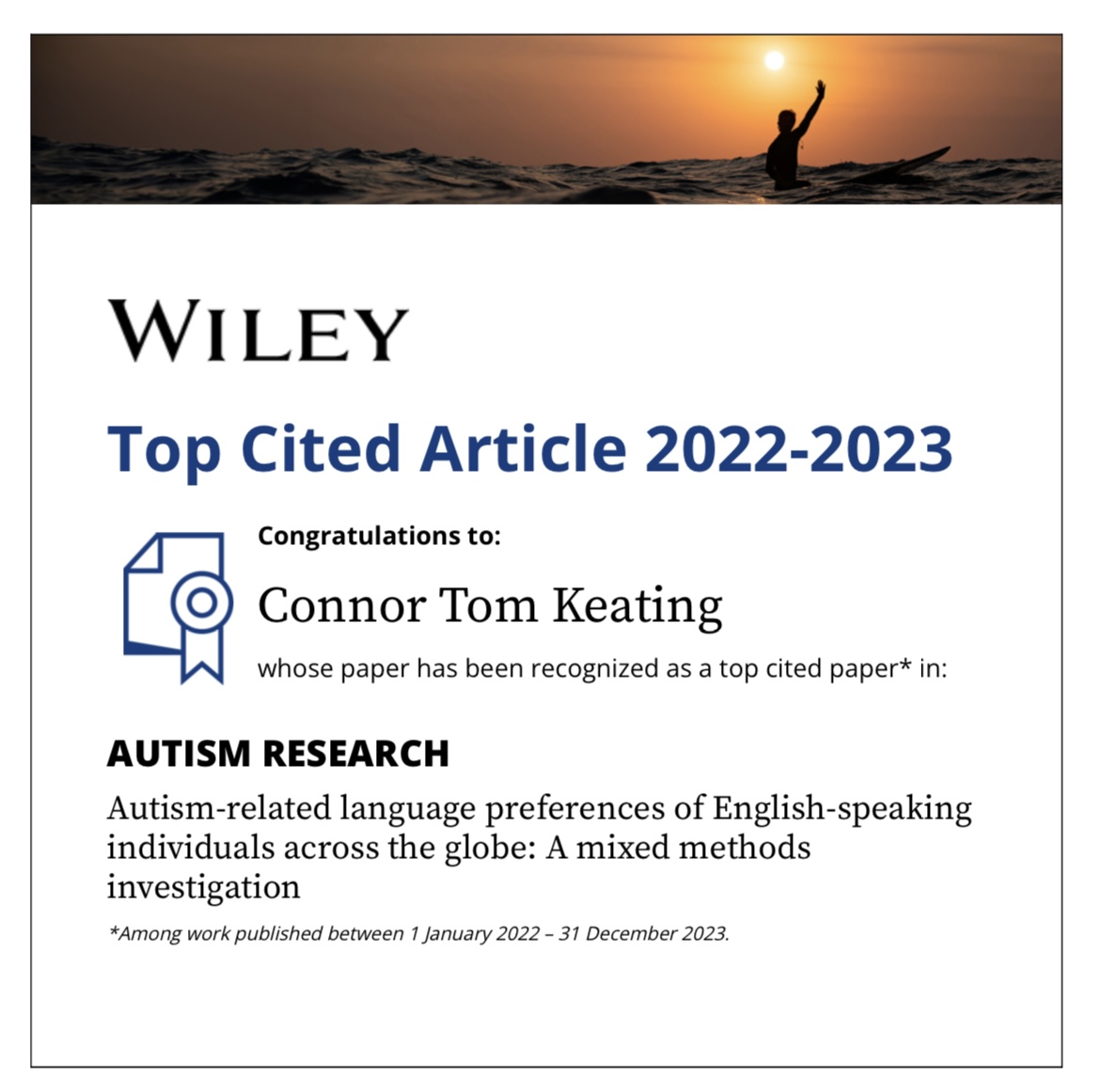 Connor Keating tweet media