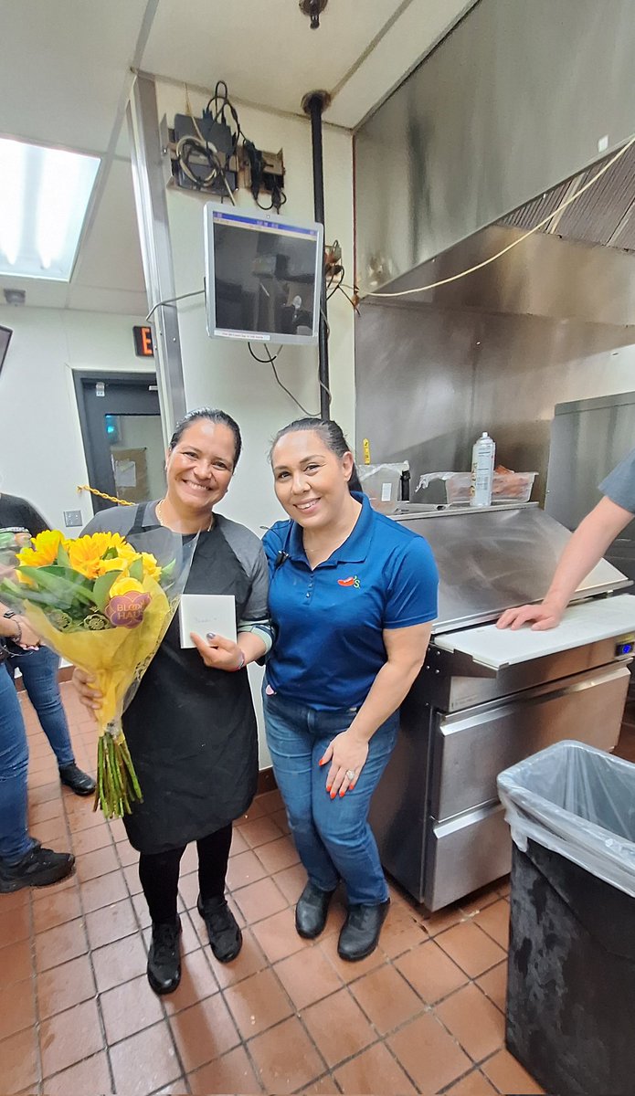 Happy Chilisversary to our prep Brenda! We all adore her so much! She works hard, is always on time and always makes sure our AVT is on point! 🥰❤️🙏