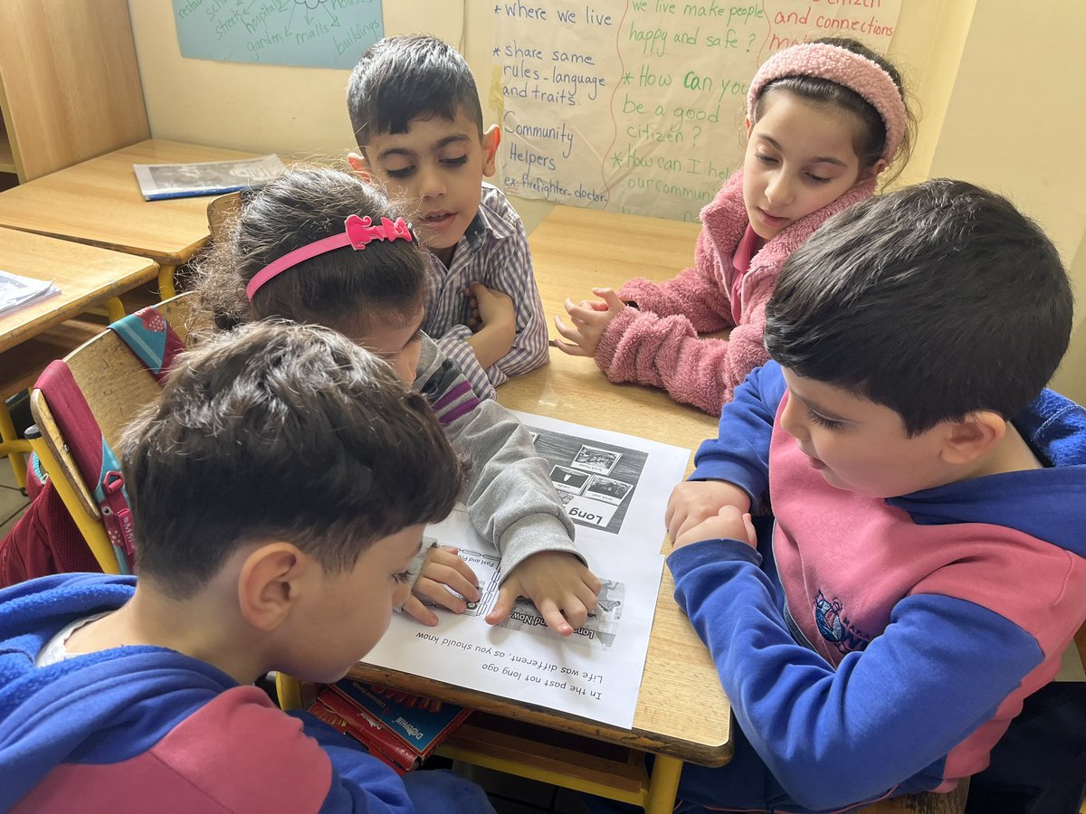 My 2nd are collaborating in groups to analyze each stanza of their new poem, using pictures related to the poem to enhance their understanding of each stanza.
<a href="/NouraYehia9/">Noura Yehia</a> <a href="/soha_nj/">Soha Najem</a> <a href="/makdawhaschool/">Makassed Dawha School</a>