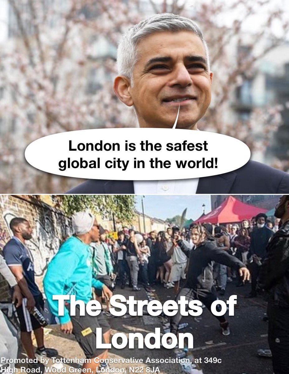 After 8 years of Khan: 🔴Knife crime UP 54% 🔴Violent crime UP 30% 🔴A phone stolen every 6 minutes Enough is enough Vote Susan Hall for Mayor, Calum McGillivray for GLA, #VoteConservative 2nd May.