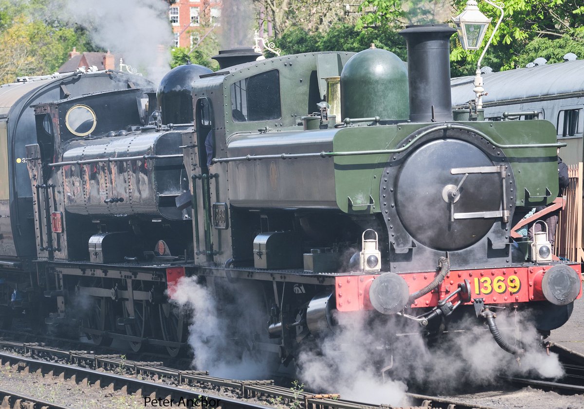 Another shot of the Pannier Tanks at Bridgnorth on Sunday