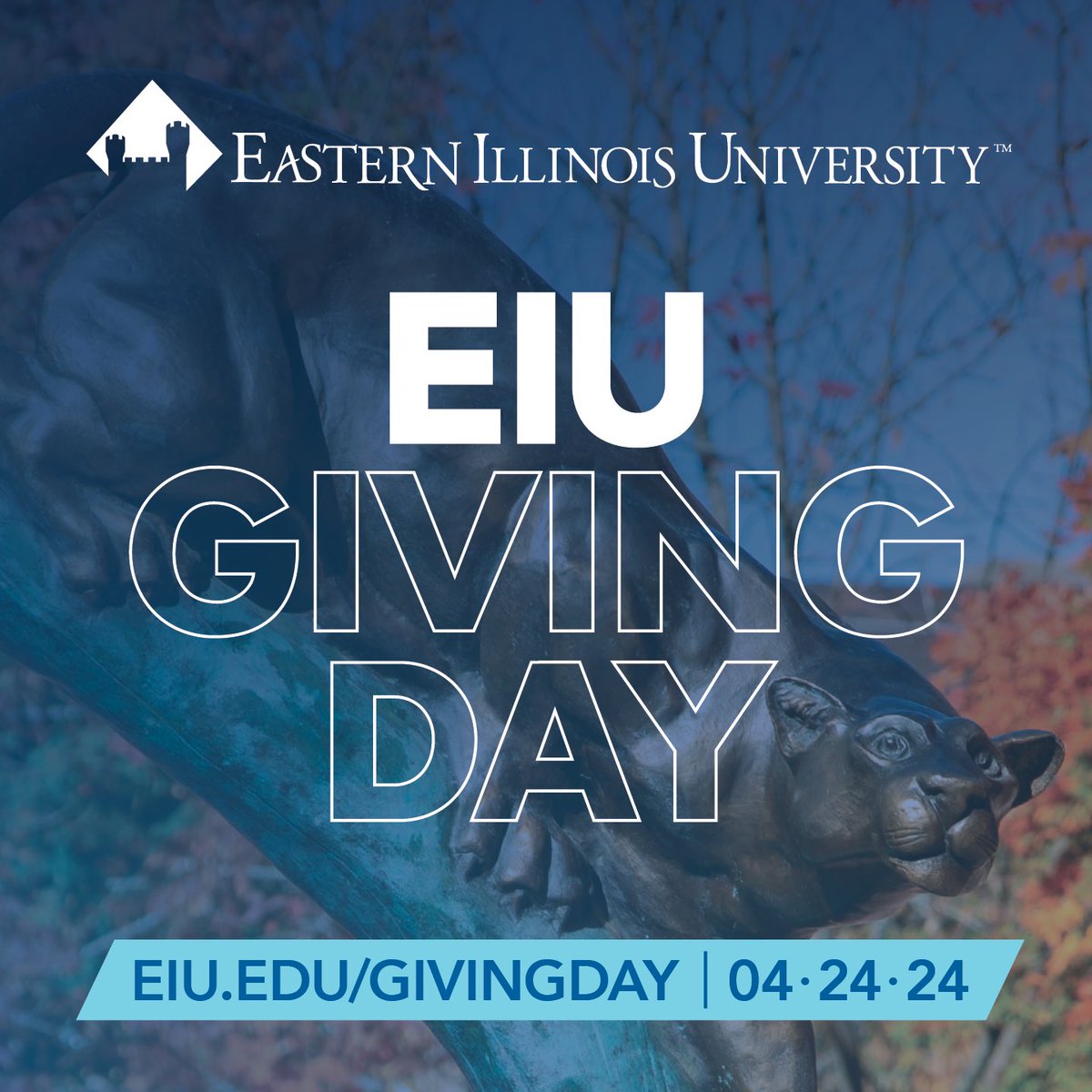 💙EIU Giving Day is an investment into our students. Tomorrow, we invite you to show up in support of student life, academics, and other valuable community resources across our campus. Give now or learn more at eiu.edu/givingday #eiu #eiugivingday #give #panthers #alumni