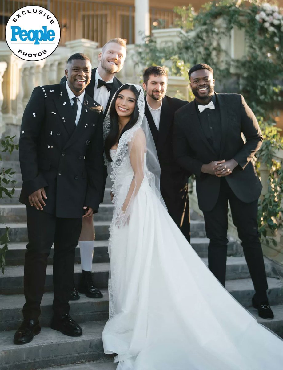 PTXofficial's tweet photo. From meeting on our summer tour in 2018 to saying “I do” in 2024, we couldn’t be more excited for our very own @kirstin on her marriage to @benhausdo💍💕 It’s been beautiful to witness their love grow over the years. Here’s to a lifetime of happiness, laughter, and unforgettable moments the two share together.

WE LOVE YOU BOTH (AND ELLIANA) SOO MUCH!!! 😭

📸: Danielle Determan // @People