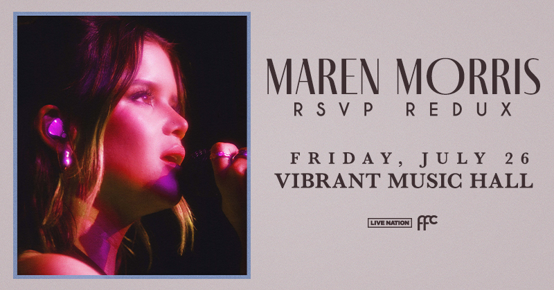 Can’t wait to buy tickets for @MarenMorris? Why don’t we just meet in the middle and get the presale? Use code RIFF today to unlock your tickets NOW!  

🎟️ Onsale starts Friday at 10 AM | livemu.sc/49LvxfT