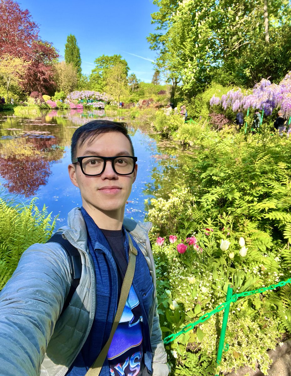 Hello from Giverny, where Monet painted the water lilies 👨‍🎨🇫🇷