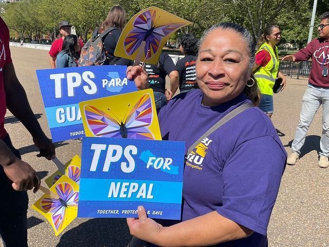 The immigrant justice movement is a multiracial & multigenerational movement! Haitian TPS holders are calling to save DACA. Mexican DACA holders are calling to expand TPS for Nepal. And we are ALL calling for a pathway to citizenship! Until then, @POTUS, #TPSjustice now!