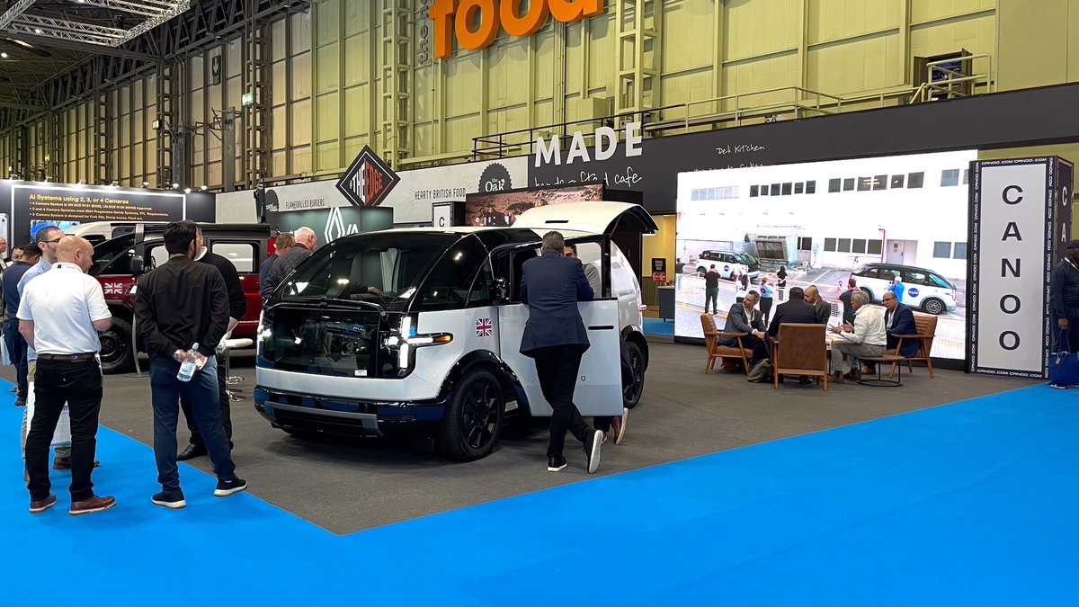 Great first day at the CV Show in Birmingham meeting top UK commercial #fleets and UK government representatives. It's clear the commitment to carbon reduction is stronger than ever. #CVShow #canooUK