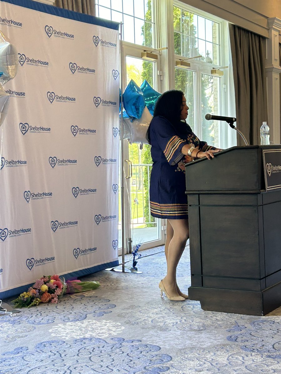 When I started my nonprofit 10 years ago to help women and girls, @ShelterHouseInc was our first partner. I was proud to support their work again today as a legislator at their very moving and emotional #ChangingLives event. Learn more (or donate!) here: shelterhouse.org