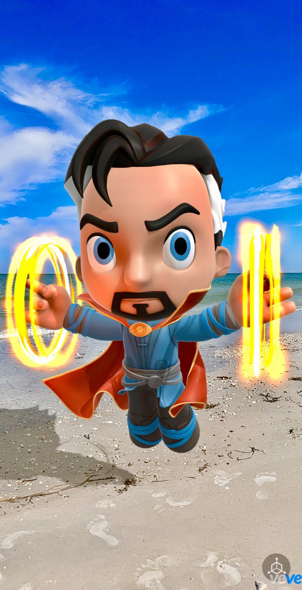 #DrStrange 💥 @veve_official 🏝️ #AR 

#veve #vevefam #CollectorsAtHeart 💙