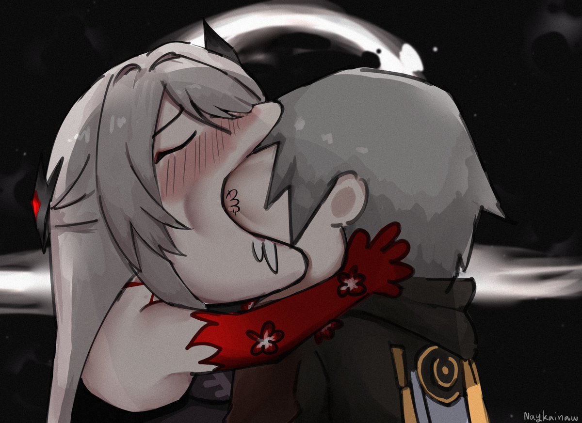 Real kiss #Caelus #Acheron