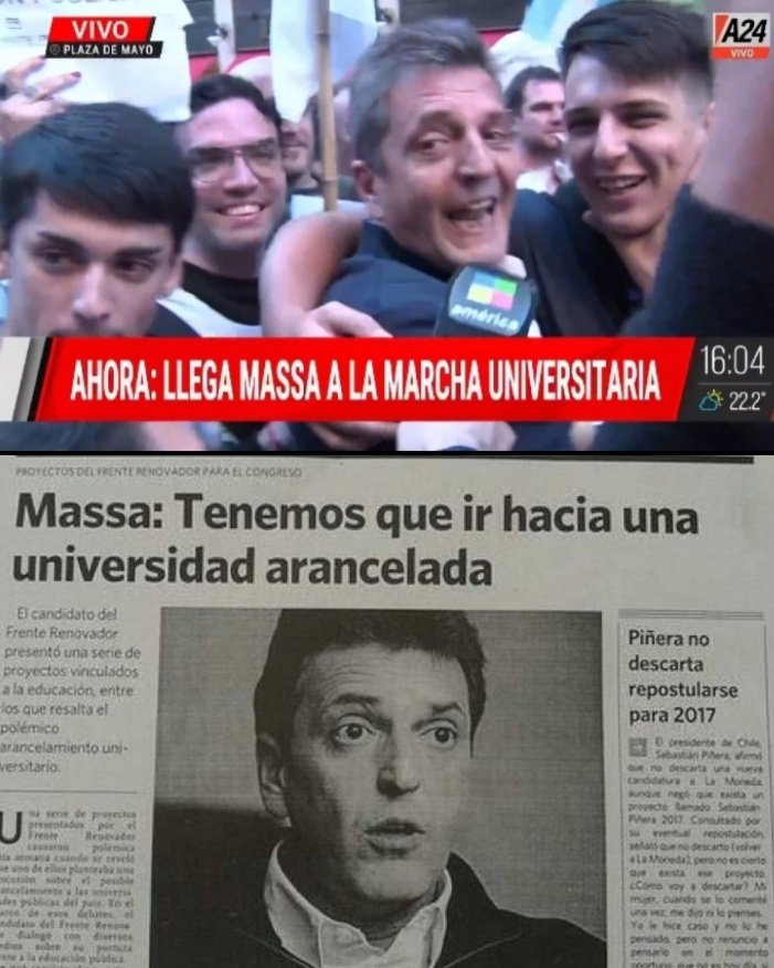 El día menos panqueque de Massa