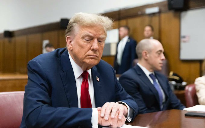 Is Donald Trump the loneliest man in the world?

#DemVoice1   #ProudBlueEditorials   #DemsUnited 
”This editorial is solely my own opinion. I alone am responsible for the content.”

          Day after day Donald Trump sits all alone in a New York courtroom. Of course he has his