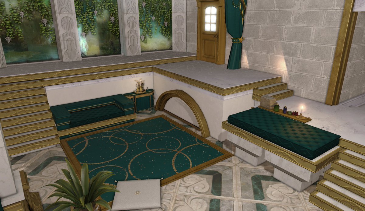 📷 :KR 모그리 시로가네 13 - 7 . 

💛 금박이 너무해
💛 부상 투혼 🩹🥹

💛 사는 김에 하우징을 하자. 🤓.

#FF14ハウジング #FF14housing #ffxivhousing #HousingEden #ff14하우징
(1/2)