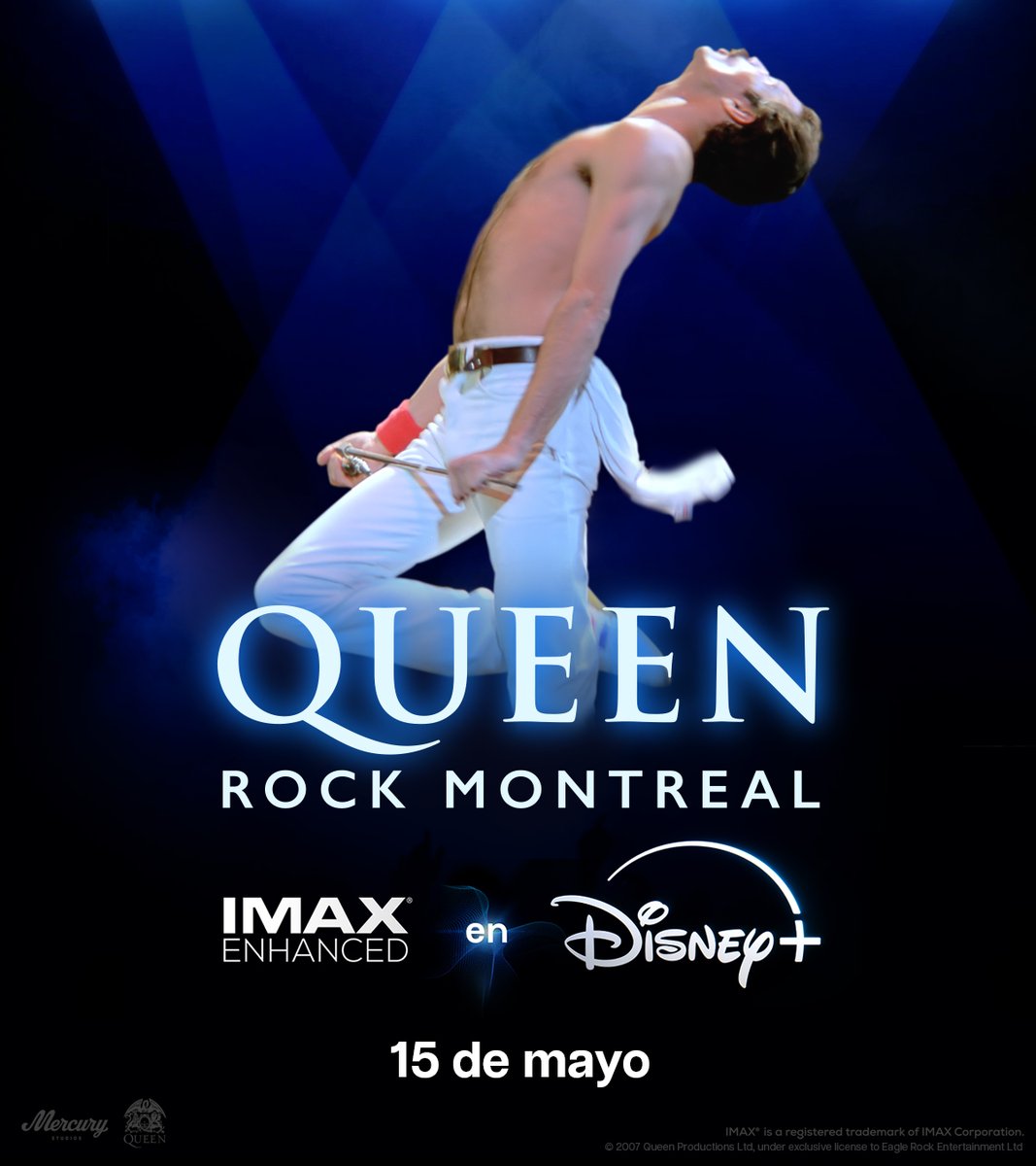 Disfruta del show Queen Rock Montreal, el 15 de mayo en IMAX Enhanced por #DisneyPlus.