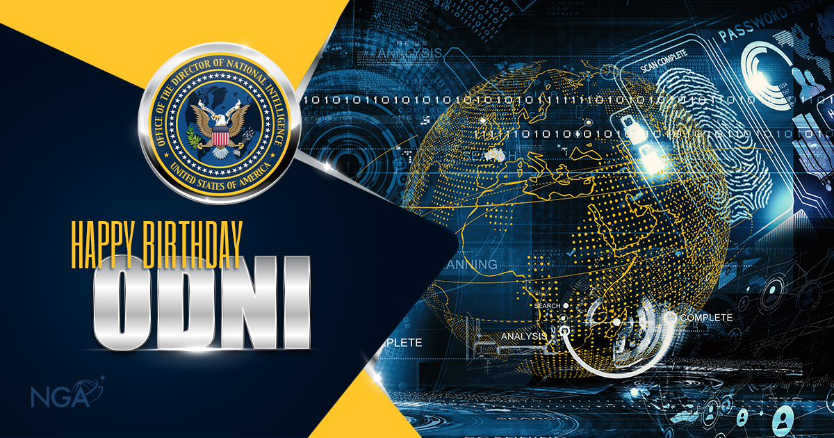 Yesterday @ODNIgov celebrated its 19th birthday! 🎈 Thank you for leading and supporting the #IC in intelligence integration.