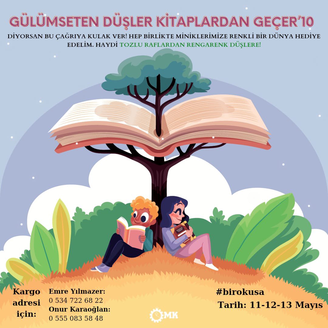 81 ilde 81 kütüphane hedefiyle yola çıktığımız projemizde sıradaki durağımız İzmir! İhtiyaç sahibi okullara giderek çocuklarımıza hayal dünyalarını geliştirecek bir kütüphane kuruyoruz. Çünkü biliyoruz ki GÜLÜMSETEN DÜŞLER KİTAPLARDAN GEÇER! #birokusa