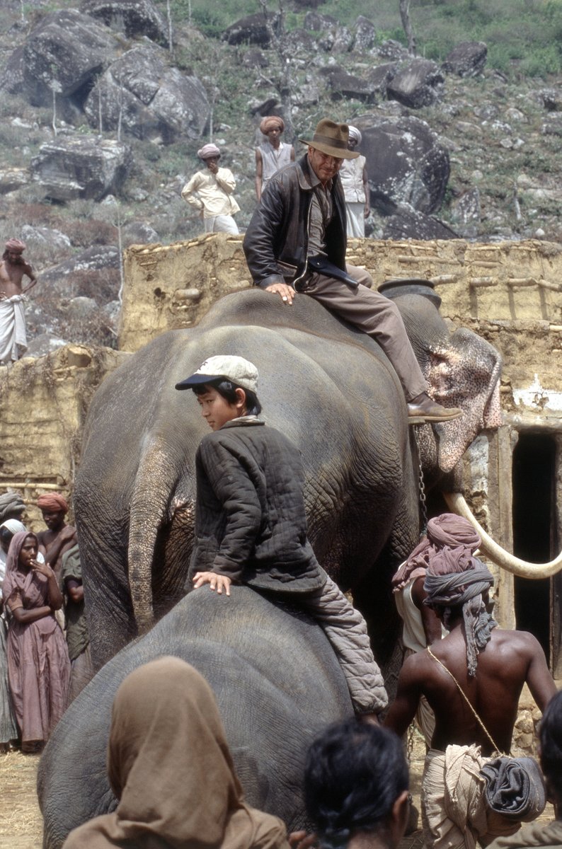 On the set of Temple of Doom | #IndianaJones