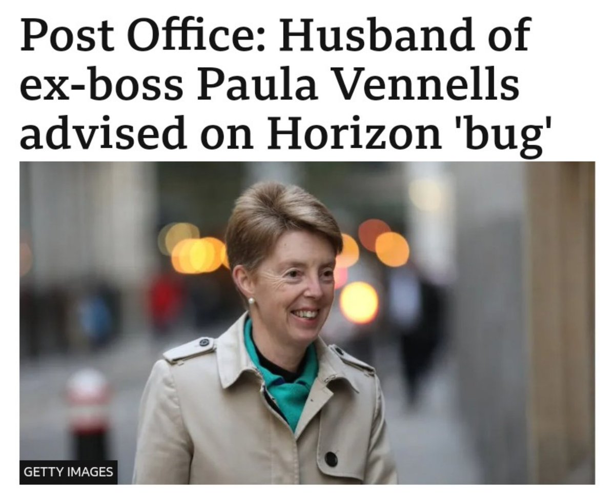 Criminal charges MUST be brought against former #PostOffice CEO #PaulaVennells. Multiple witnesses have testified she KNEW of the faults in the IT system, covered it up, persisted with wrongful convictions & took steps to avoid paying compensation to her victims.
#POscandal