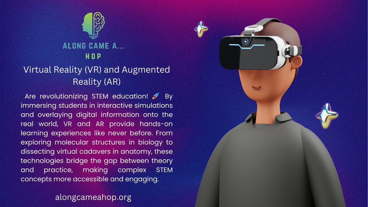 It's Technology Tuesday!!!

Today we will dive into Virtual Reality and Augmented.

#STEMEducation
#nonprofitorganization
#alongcameahop