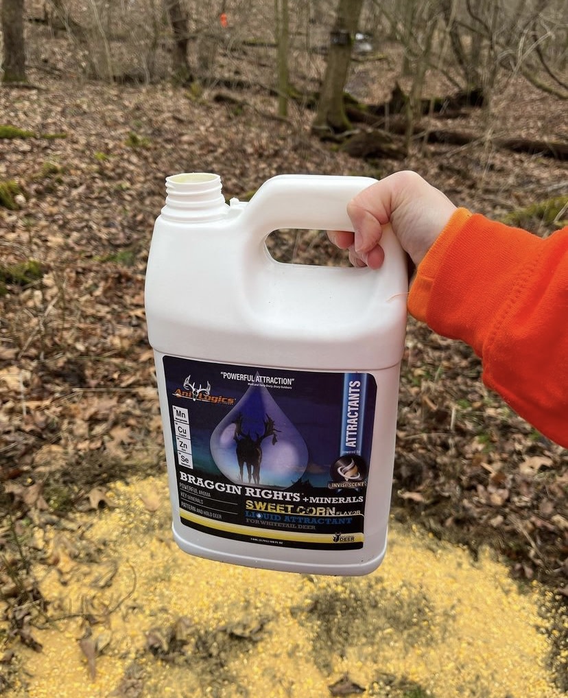 "We took the kids out for a walk in the woods and put out more minerals again since the season has ended. Giving minerals this time of year has so many benefits! Including: boosting immune systems, helping fight infections, and promoting healthy fawns during pregnancy." - Pro-...