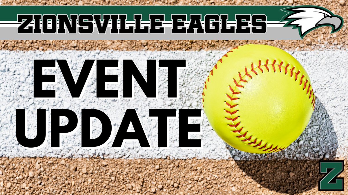 🚫🥎 SOFTBALL 🥎🚫 Tonight's softball game between @ZCHSSoftball and @FCFlashes has been cancelled.