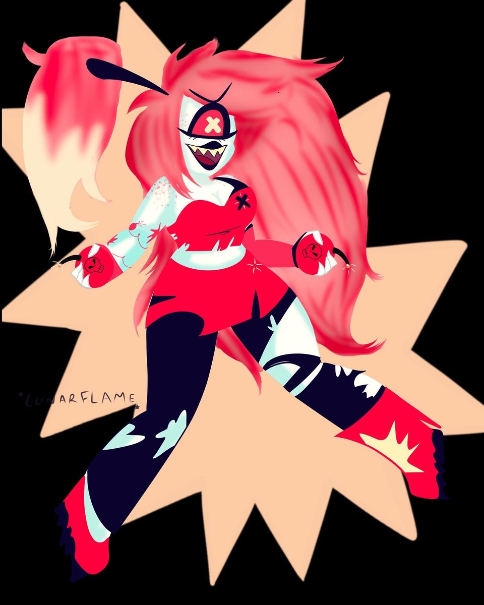 Just a suggestion I did over on my art account on insta. Decided to post it here since it’s flopping there. #CherriBomb #HazbinHotel #hazbinhotelart