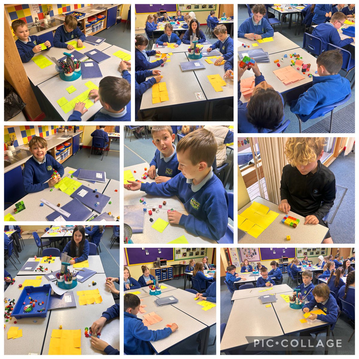 Year 5 working hard on their maths this week - calculating area of regular and irregular shapes! 🙌🏼⭐️ I am proud of your hard work and creative thinking everyone! ⭐️