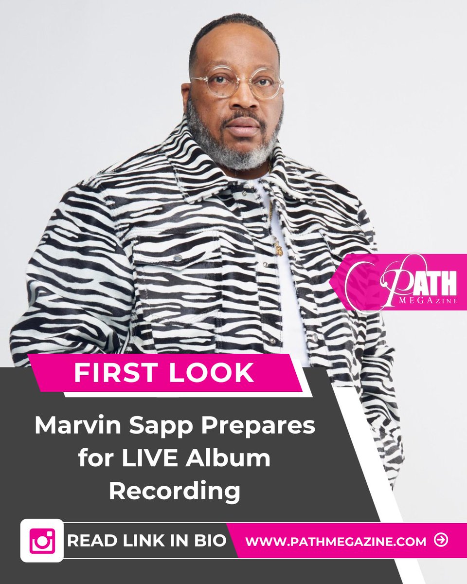 Marvin Sapp announced the date and city of his LIVE album recording. Click the link to find out where it's going down! ➡️tinyurl.com/3rmnr9zf
.
#Gospel #GospelMusic #Christian #ChristianMusic #Music #inspiration #christ #christianity #Christians #song #marvinsapp #recording