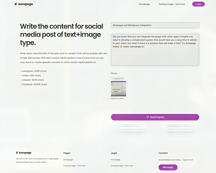 nocoder_zone's tweet image. Have you ever thought that instead of taking a long time to do the process, you should simplify it & create an automation for it? Well, Aeropage helped us build our automation system for social media for free! Find out for yourself at aeropage.io 🔎 #nocode #airtable