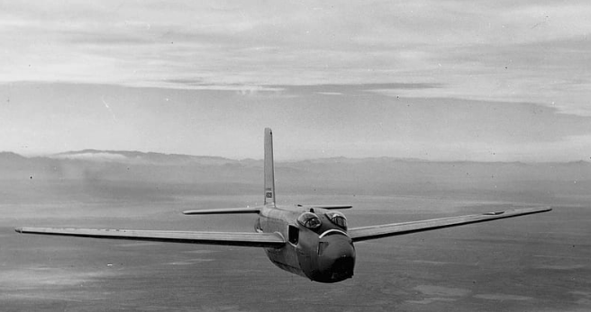 Douglas XB-43 Jetmaster is an American 1940s jet-powered prototype bomber. The XB-43 was a development of the XB-42, replacing the piston engines of the XB-42 with two General Electric J35 engines of 4,000 lbf (17.8 kN) thrust each. Design did not enter production