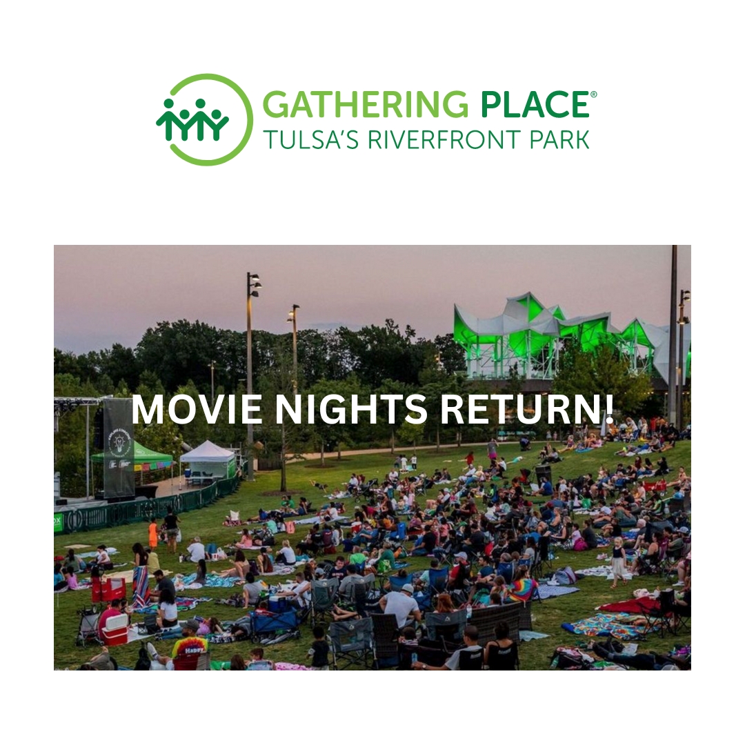 Who loves free movies outside?

Cox Movie Nights are BACK! 🌟🍿🎬 You're invited to Gathering Place to enjoy free showings of beloved movies this spring and fall on the QuikTrip Great Lawn.  

Learn more at gatheringplace.org/parkcalendar