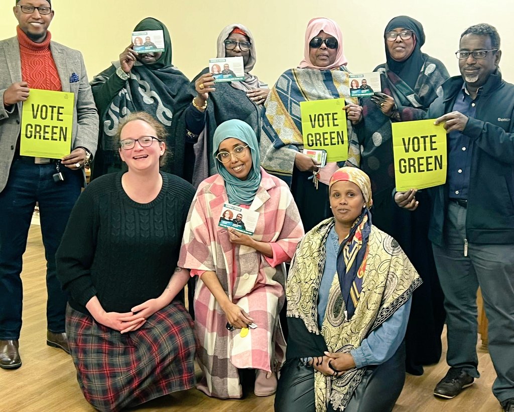 Delighted to meet with members of the St Jude's community this evening with @YassinMohamud20. Residents had many concerns including housing, job prospects, and accessing community rooms. They want a change, they've pledged to #VoteGreen, & they're going to hold us accountable! 💚