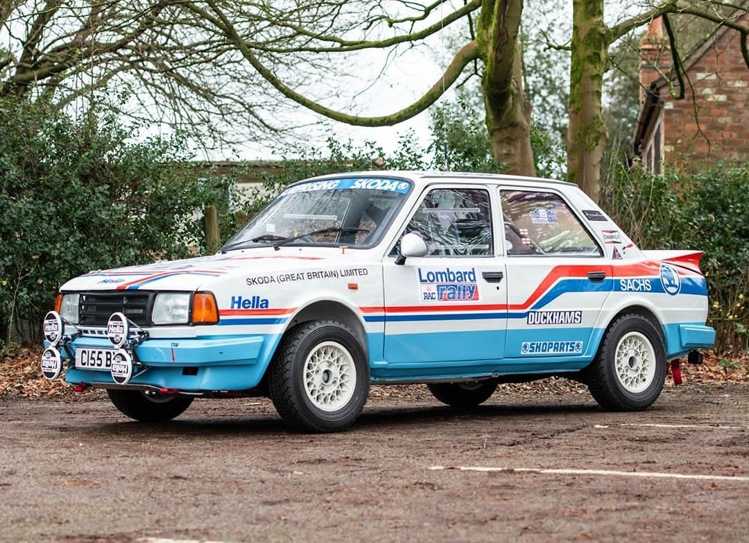 This is homologation no.A-5252, a 1985 #Škoda Estelle 130LR, originally imported by Skoda UK. #GroupB 'LR' specification.