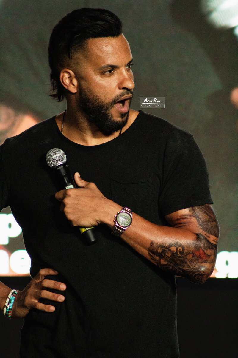 This guy is a gem. Ricky Whittle Jus In Bello Convention Rome, Italy #JIB14